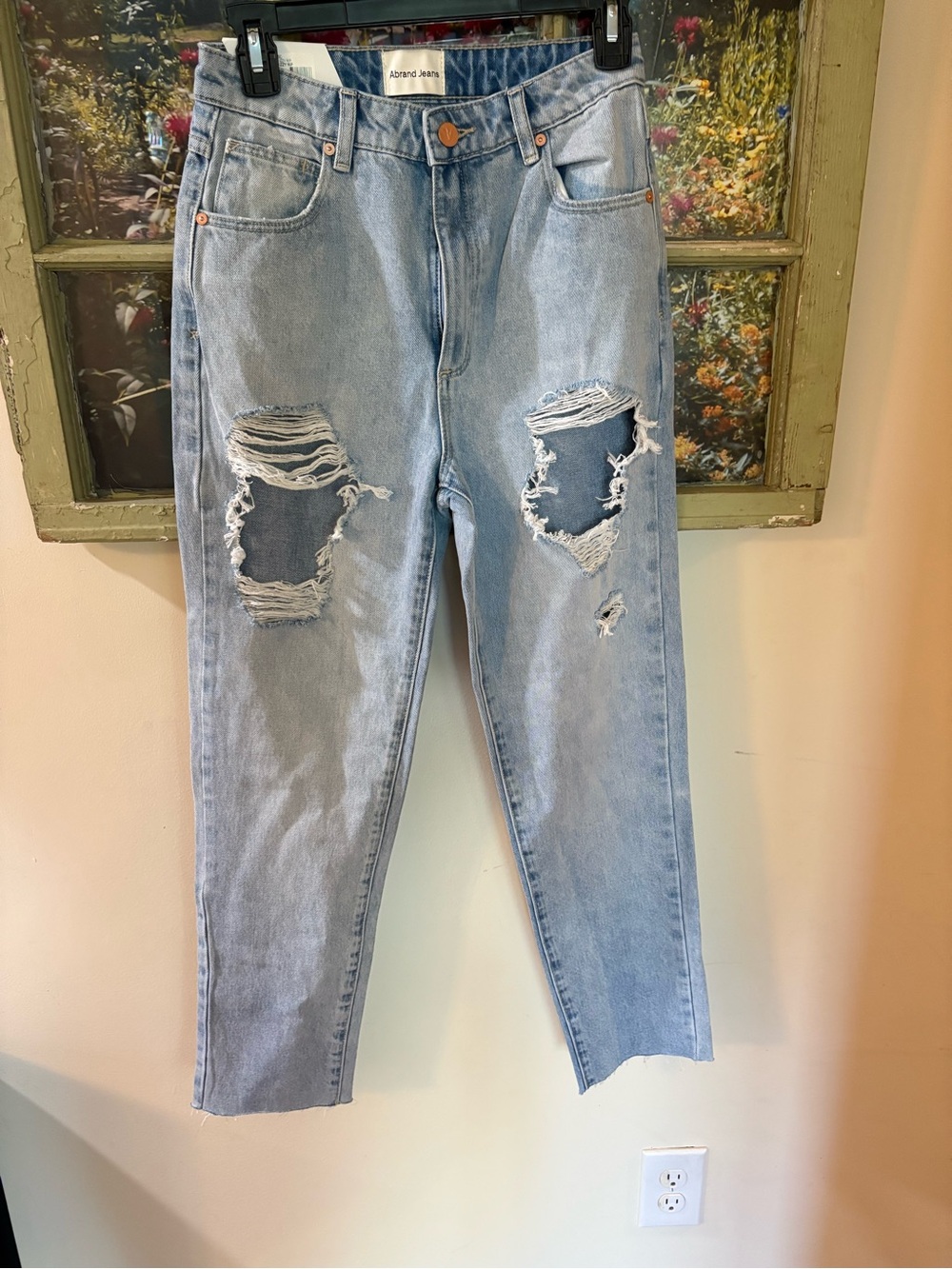 NWT Abrand A 94 High Slim Izzy Rip
